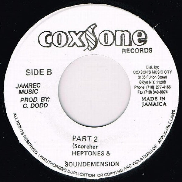 The Heptones : Why Did You Leave  (7", RE)