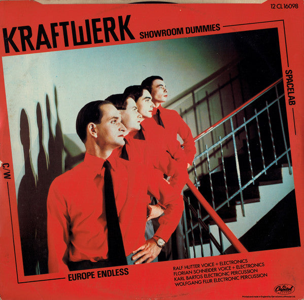 Kraftwerk : Showroom Dummies (12", Single, RE)