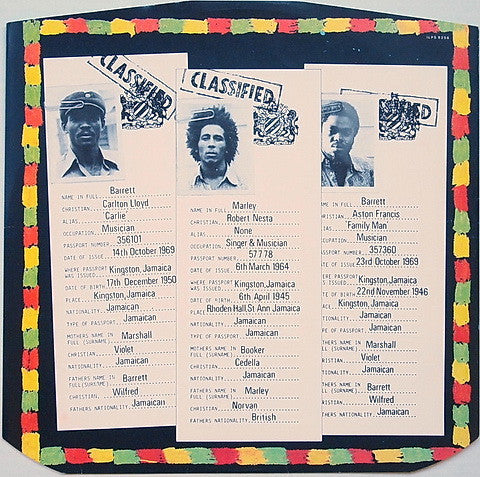 The Wailers : Burnin' (LP, Album, RE, Gat)