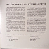 The Art Tatum - Ben Webster Quartet : The Art Tatum - Ben Webster Quartet (LP, Album, Mono, RE)