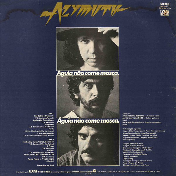 Azymuth : Águia Não Come Mosca (LP, Album)