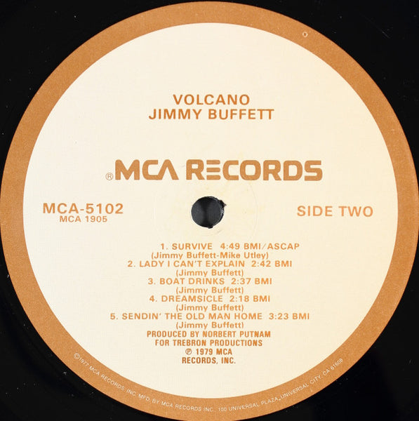 Jimmy Buffett : Volcano (LP, Glo)