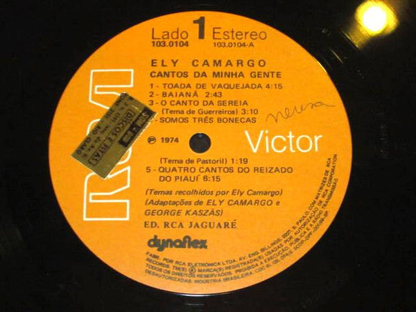 Ely Camargo : Cantos Da Minha Gente (LP, Album)