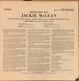 Jackie McLean : Destination... Out! (LP, Album, RE)