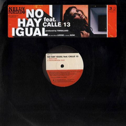 Nelly Furtado Feat. Calle 13 : No Hay Igual (12", Promo)