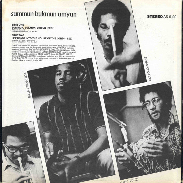 Pharoah Sanders : Summun Bukmun Umyun - Deaf Dumb Blind (LP, Album, Gat)