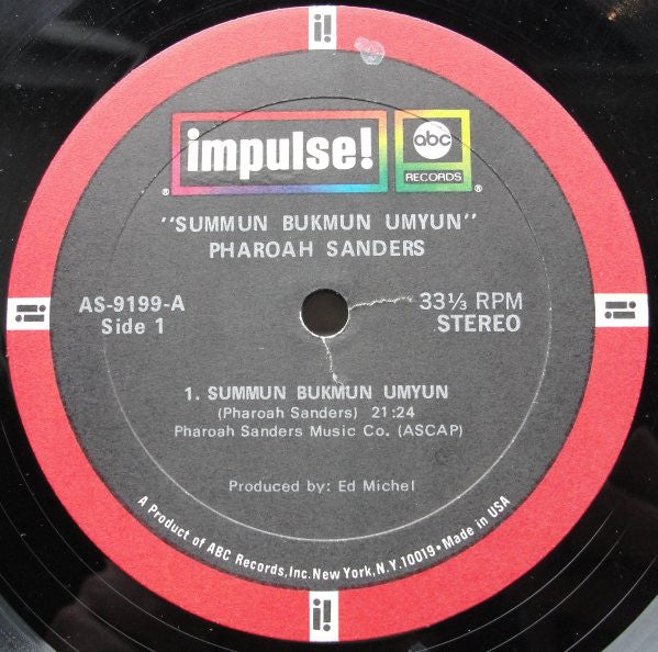 Pharoah Sanders : Summun Bukmun Umyun - Deaf Dumb Blind (LP, Album, Gat)