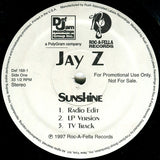 Jay-Z : Sunshine (12", Promo)