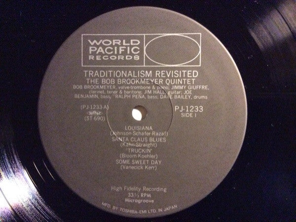 Bob Brookmeyer Quintet : Traditionalism Revisited (LP, Album, Mono, RE)