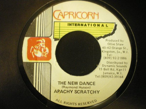 Apache Scratchy : The New Dance (7")