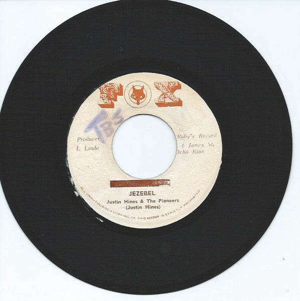 Justin Hinds & The Pioneers : Carry Go Bring Come (7", Single)