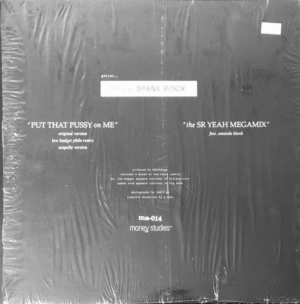 Spank Rock : Put That Pussy On Me (12", Single)