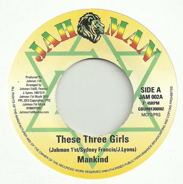 Mankind (8) : These Three Girls (7")