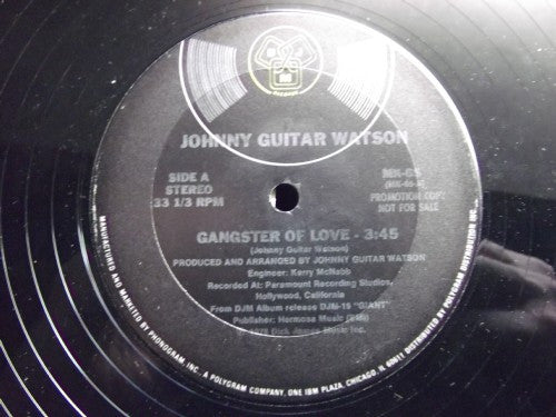 Johnny Guitar Watson : Gangster Of Love (12", Promo)