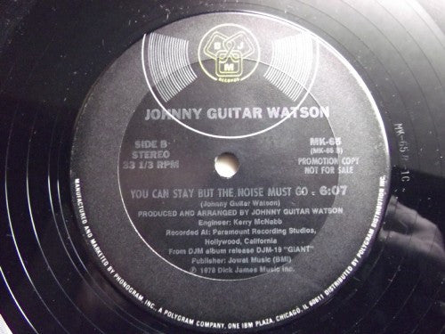 Johnny Guitar Watson : Gangster Of Love (12", Promo)