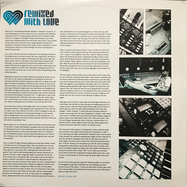 Joey Negro : Remixed With Love By Joey Negro (Part B) (2x12", Comp, Gat)