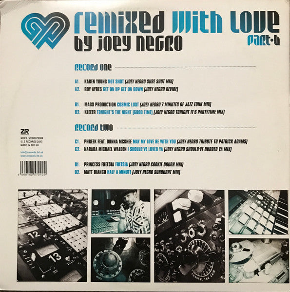 Joey Negro : Remixed With Love By Joey Negro (Part B) (2x12", Comp, Gat)