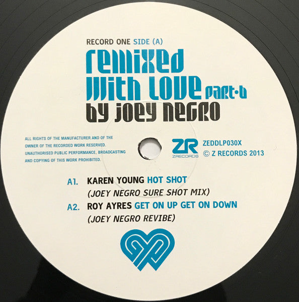 Joey Negro : Remixed With Love By Joey Negro (Part B) (2x12", Comp, Gat)
