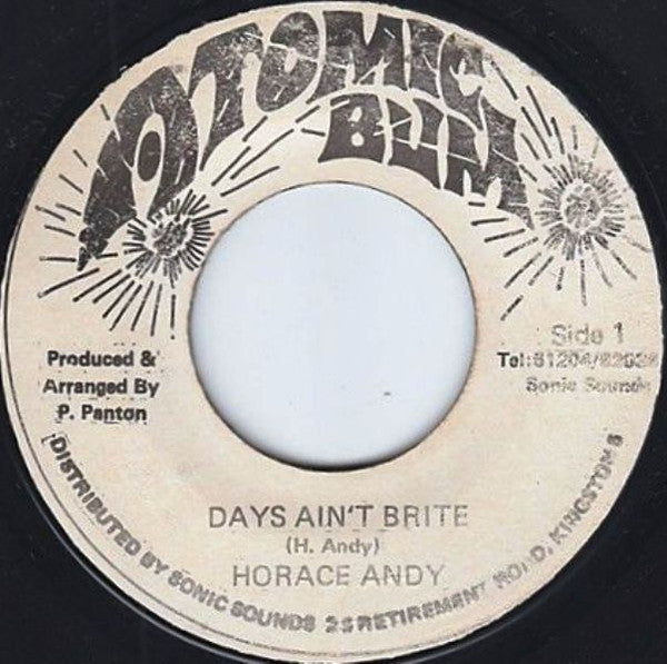 Horace Andy : Days Ain't Brite (7")