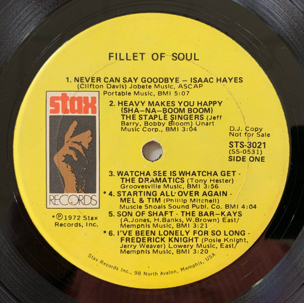 Various : Fillet Of Soul (LP, Comp, Promo)