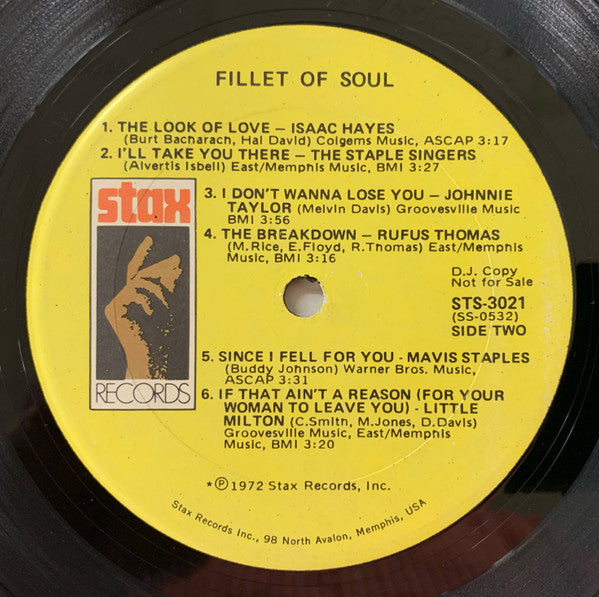 Various : Fillet Of Soul (LP, Comp, Promo)