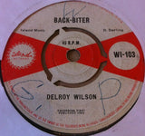 Delroy Wilson : One-Two-Three / Back-Biter (7", Single)