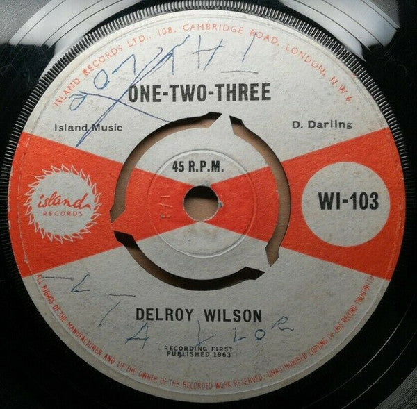 Delroy Wilson : One-Two-Three / Back-Biter (7", Single)