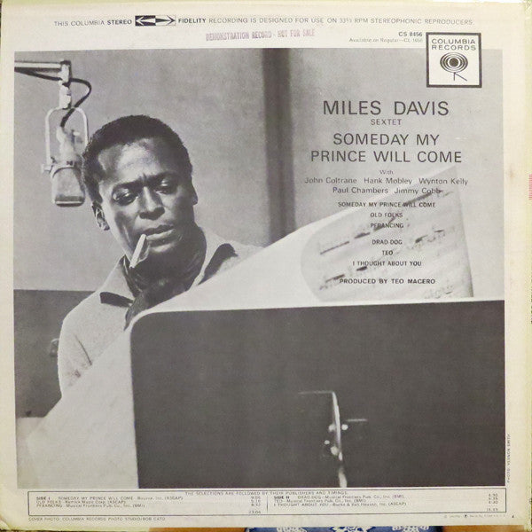 Miles Davis Sextet* : Someday My Prince Will Come (LP, Album)