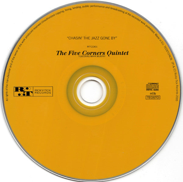 The Five Corners Quintet Featuring Mark Murphy : Chasin’ The Jazz Gone By (CD, Album)