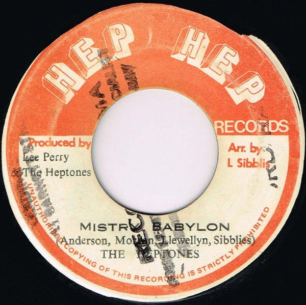 The Heptones : Mistry Babylon (7")