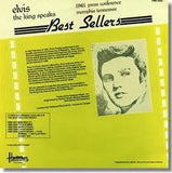 Elvis Presley : Elvis* ‎– The King Speaks. 1961 Press Conference Memphis, Tennessee  (LP)