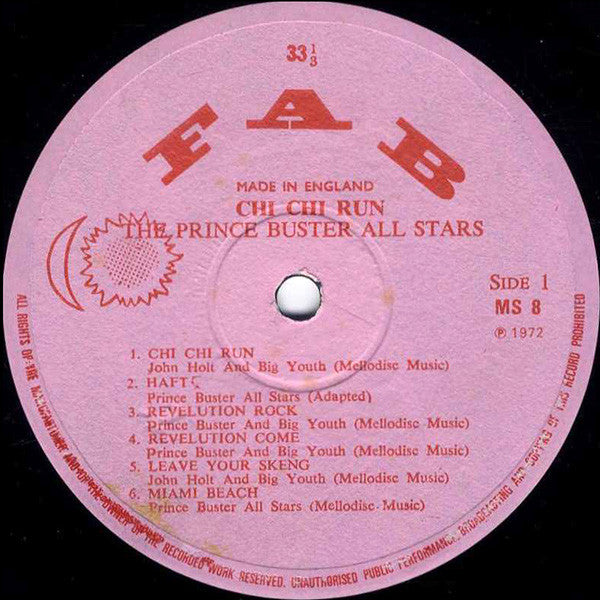 Big Youth : Chi Chi Run (LP, Album, Pin)