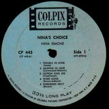 Nina Simone : Nina's Choice (LP, Comp)