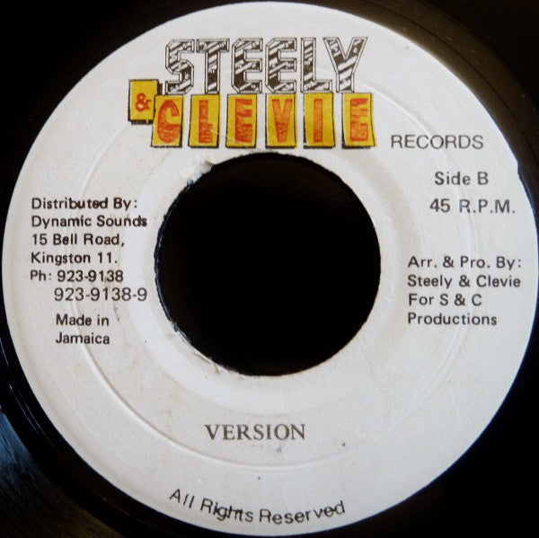 Freddie McGregor : Prophecy (7")
