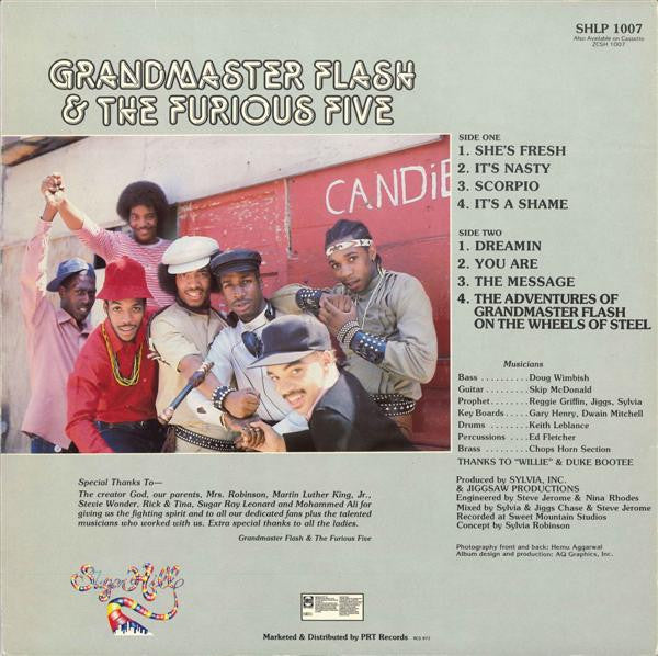 Grandmaster Flash & The Furious Five : The Message (LP, Album)