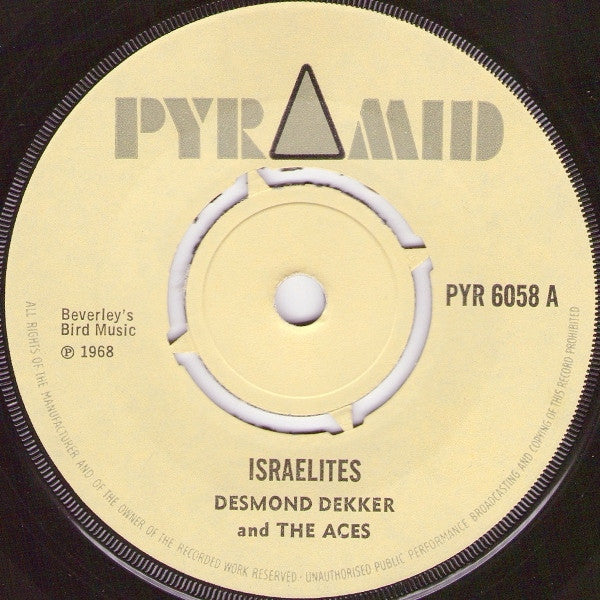 Desmond Dekker And The Aces* : Israelites (7", Single, 4-P)