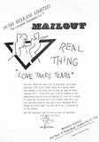 The Real Thing : Love Takes Tears (12", Promo, W/Lbl)