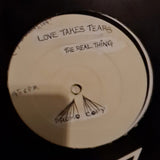The Real Thing : Love Takes Tears (12", Promo, W/Lbl)