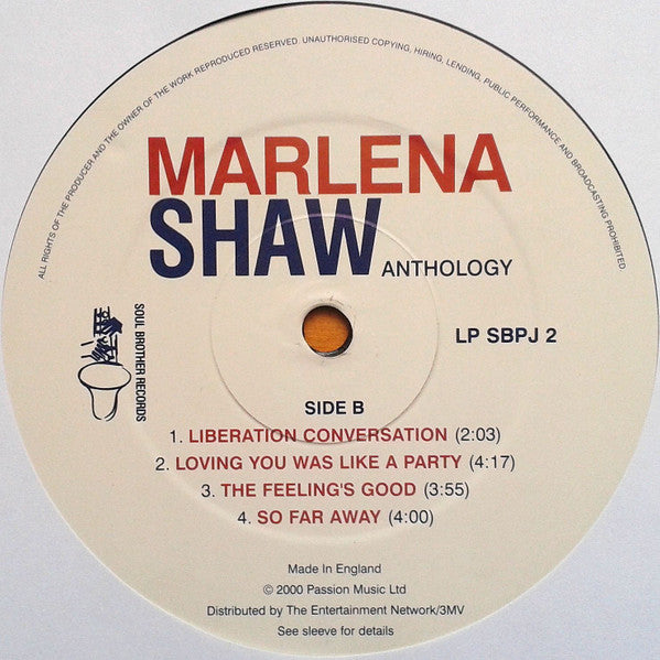 Marlena Shaw : Anthology (2xLP, Comp)