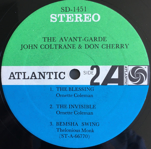 John Coltrane & Don Cherry : The Avant-Garde (LP, Album, Pre)