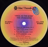 The Crusaders : Free As The Wind (LP, Album, Kee)