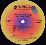 The Crusaders : Free As The Wind (LP, Album, Kee)