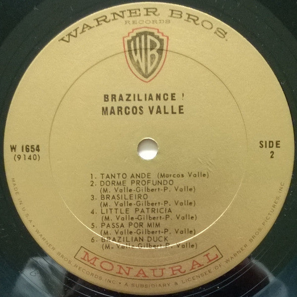 Marcos Valle : Braziliance! (Marcos Valle And His Music) (LP, Album, Mono)