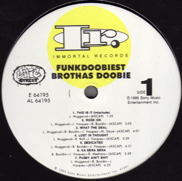 Funkdoobiest : Brothas Doobie (LP, Album)