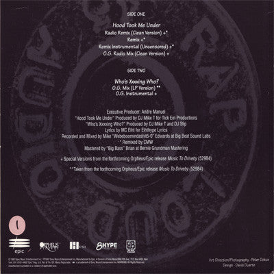 Comptons Most Wanted* : Hood Took Me Under (12", Single)
