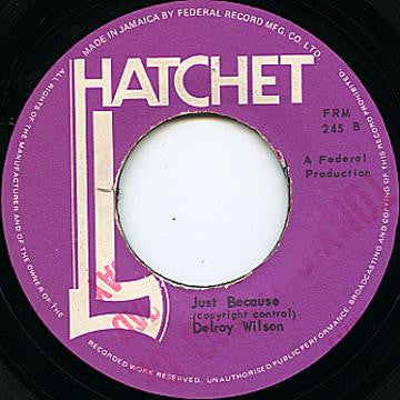 Delroy Wilson : Can I Change My Mind (7")