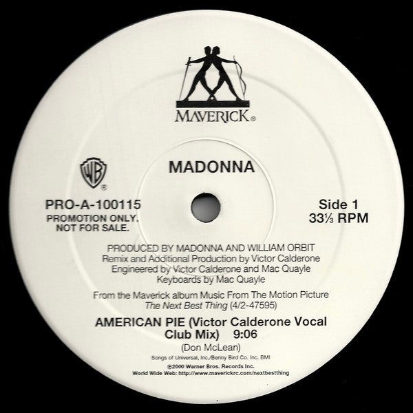 Madonna : American Pie (12", Promo)