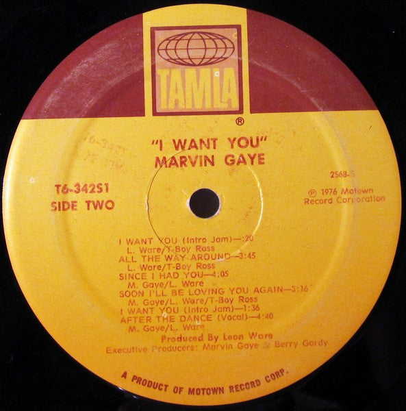 Marvin Gaye : I Want You (LP, Album, RE, Mon)