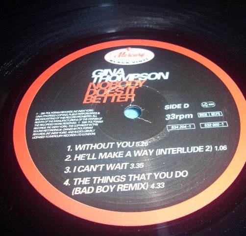 Gina Thompson : Nobody Does It Better (2xLP, Album)