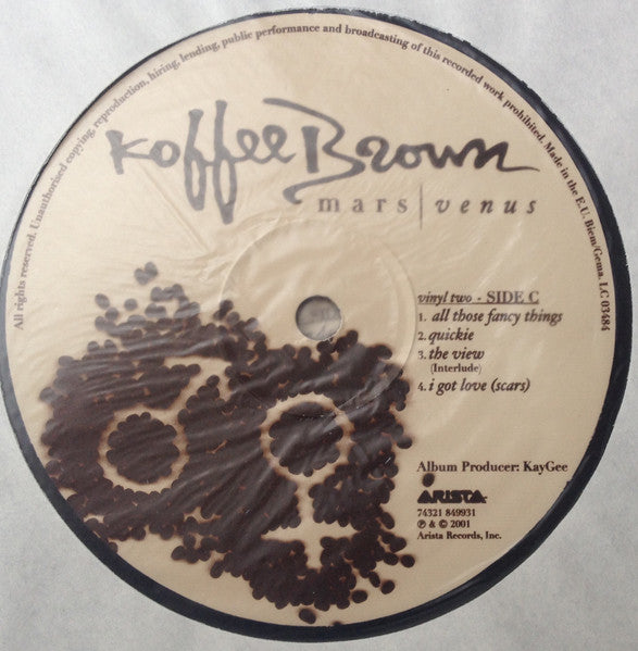 Koffee Brown : Mars / Venus (2xLP, Album)